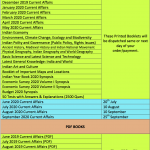DISPATCH DATES FOR PRINTED BOOKLETS
