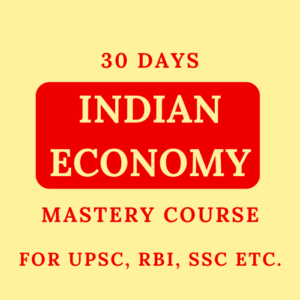 Indian Economy Course