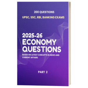 200 Economy Questions for UPSC, RBI & Banking Exams (Part 2)